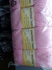 włóczka różowa 4motki po 50g acryl - 2