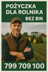 Pożyczka dla Rolnika bez BIK