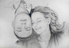 Portret ze zdjęcia ołówkiem, karykatura, prezent - 4