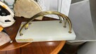 Listownik Art Deco na podstawie z jasnego marmuru- onyks - 2
