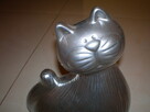 Sprzedam figurkę kota w kolorze popielatym, nowy. - 2