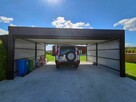 Nowoczesne wiaty garażowe, carporty stal, aluminium - 4