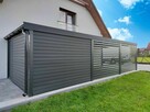 Nowoczesne wiaty garażowe, carporty stal, aluminium - 3