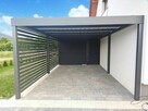 Nowoczesne wiaty garażowe, carporty stal, aluminium - 8