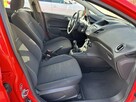 Ford Fiesta 5 drzwi, podgrzewane fotele i szyba czołowa, isofix, niski przebieg - 10