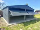 Garaż blaszany GARAŻE mocne! Cała Polska MEGA TERMIN ! raty - 16
