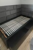 Łóżko 90x200 z materacem, stelażem, szufladami - 3