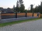Ogrodzenie nowoczesne panel zamknięty szerokość 15 cm - 9