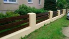 Ogrodzenie nowoczesne panel zamknięty szerokość 15 cm - 14