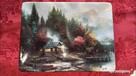 Patera. Autumn Serenity. THOMAS KINKADE. Obraz na talerzu - 2