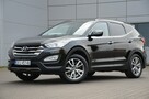 Hyundai Santa Fe Czarny Zarejestrowany 2.4GDI 192KM Serwis Skóra Bi-xenon Navi Kamera - 3