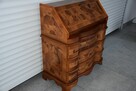 sekretarzyk z drewna orzechowego - jak nowy - 2