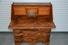 sekretarzyk z drewna orzechowego - jak nowy - 5