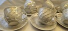 Filiżanki porcelana Włocławek zestaw kawowy 6szt. - 2