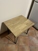 Stolik dębowy lakierowany nowy. - 5