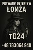 Prywatny Detektyw Łomża – zdrady, rozwody, obserwacje TD24 - 2