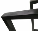 Nogi stalowe loft 70x72 profil 80x40 - 2