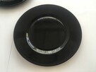 Arcoroc France talerzyki talerze czarne - 2