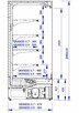 Regał chłodniczy GRANDIS 158 x 68 szafa chłodnicza lada - 8