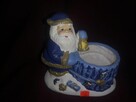 Figurka Mikołaja z dzwonkiem. Boże Narodzenie. Pojemnik - 6