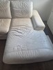 Skórzana sofa biała+fotel - 6