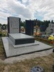 Nagrobek pojedynczy strzegomski / impala z posadzką antypośl - 2