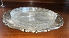 Patera Platerowa z wkładami Kryształowymi. Kabaret - 2