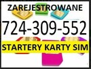 Zarejestrowane Karty SIM zarejestrowana karta SIM Startery