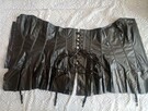 Lateksowy gorset z halterami plus size - 6