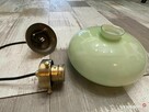 Stara lampa wisząca z kloszem - 7