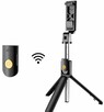 Uchwyt selfie-stick trójnóg statyw tripod Bluetooth K07 czarny - 4