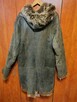 damski kożuch z kapturem w dobrym stanie - 2