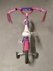 Rower dziecięcy fioletowo-różowy koła 16 + kółka boczne - 2