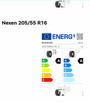 4 Opony letnie Nexen Nblue S 205/55R16 91 V Jak nowe - 2
