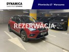 Seat Arona VAT 23% Xcellence 1.0TSI 110KM DSG 2021 r., salon PL, komplet kół