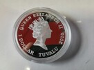 TYLKO 5000 szt !!!1oz .999 Srebrna moneta Proof 2010 Tuvalu - 3