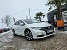 Honda Civic 1.6d#120PS#Ledy#Nav#Climatr#Kamera#Alus#Serwis#Gwarancja#Biała Perła!! - 14
