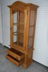witryna z drewna dębowego - jak nowa - 5